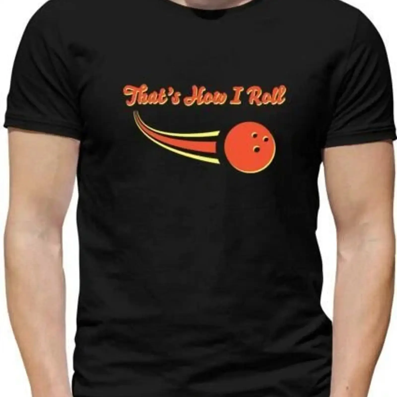 That's How I Roll Bowling Ball Men Melon Bowl Ten Pin Funny vintage Washed Stylish streetwear Comfortable fashion homme