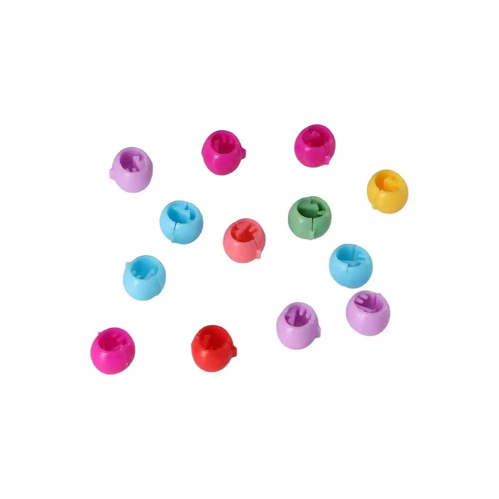 40pcs/set Korean Style Plastic Mix Colorful Hair Beads Mini Hollow Girls Buckle hairpins Hair styling tool Kids