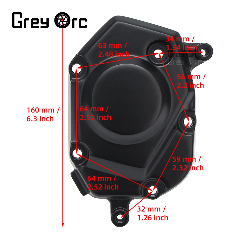 

For Kawasaki Z1000 Z1000R Z1000SX 2010-2022 Accessories Motorcycle Side Engine Pulser Stator Cover Case Engine Side Cover