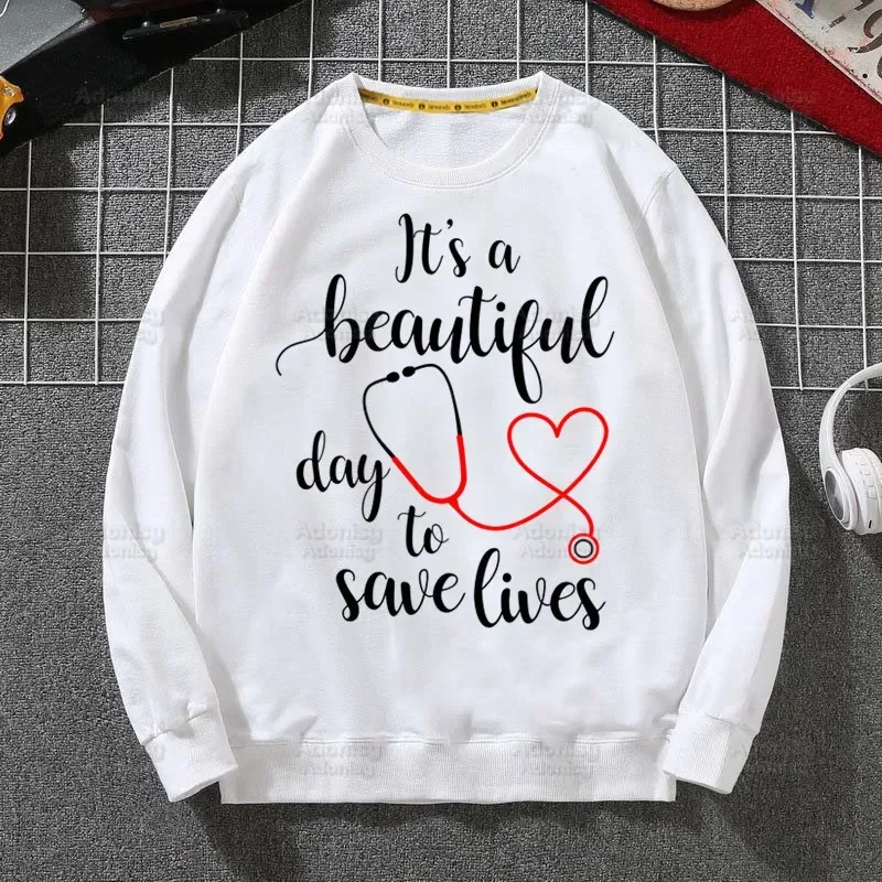 Greys Anatomy Doctor Hoodies Cartoon You\'re My Person Sweatshirts Men Woman Fashion Autumn Winter Hoody Male Brand Casual Tops