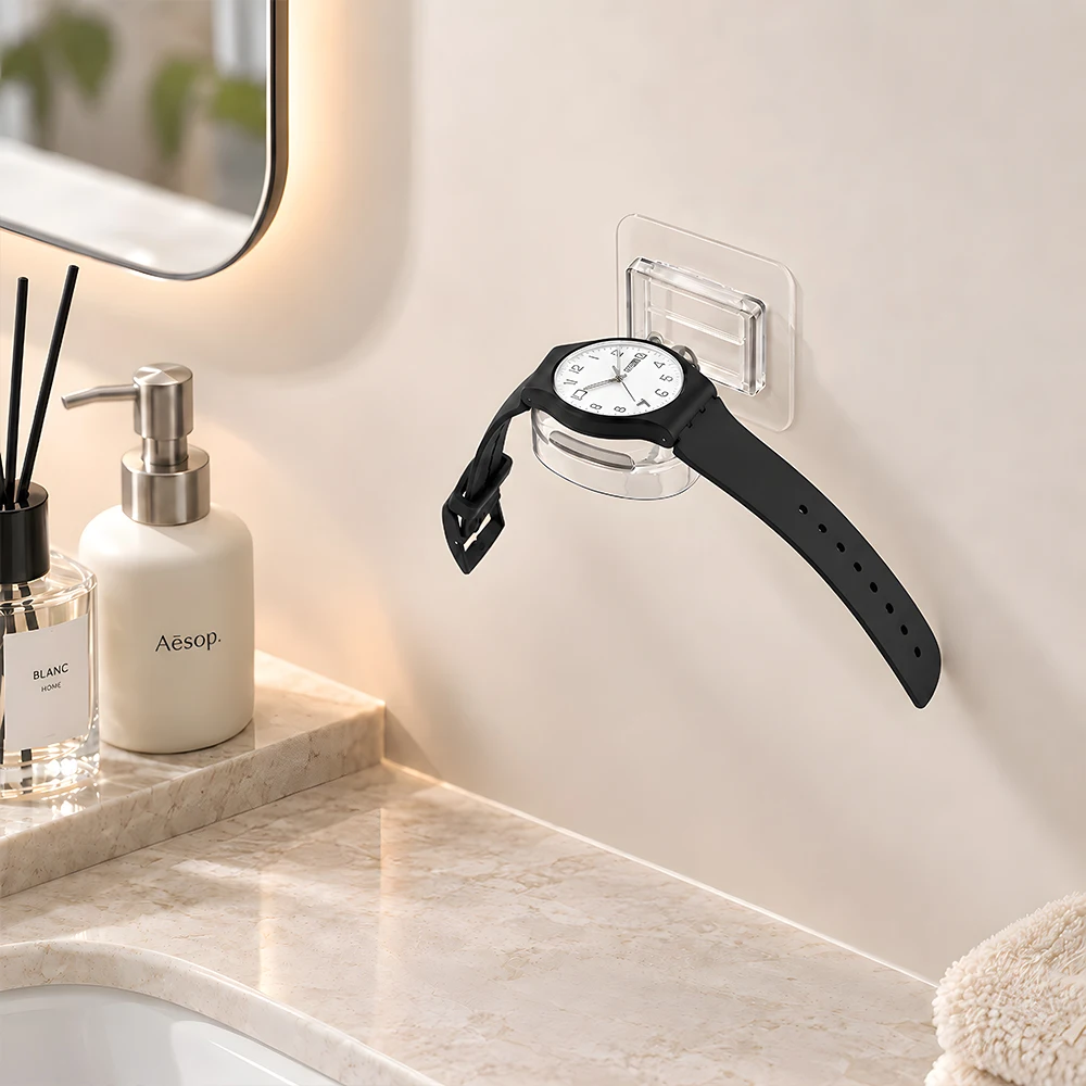 Wall Mounted Watch Charging Stand, Watch Display Storage Rack Multifunctional Watch Holder, for Charging and Organizing Watches