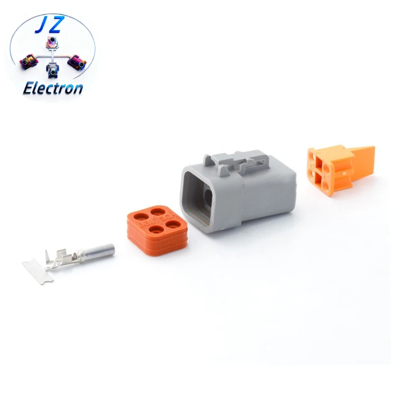 5PCS/SET Automobile 4-hole DTP06-4S high-current docking plug