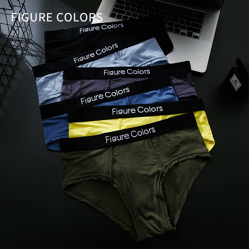 FC new modal men\'s briefs with side opening, comfortable and breathable youth bottoms, sexy and fashionable boys\' trouser head