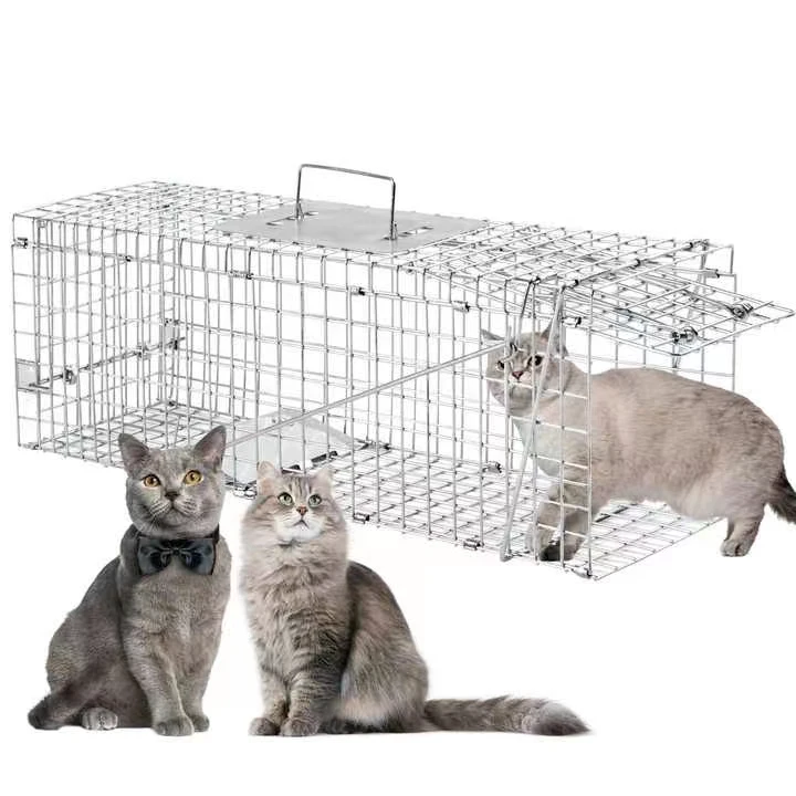 1-doorLarge 1-Door Humane Catch and Release Live Animal Trap for Raccoons, Cats, Bobcats, Beavers, Small Dogs, Groundhogs, Oposs