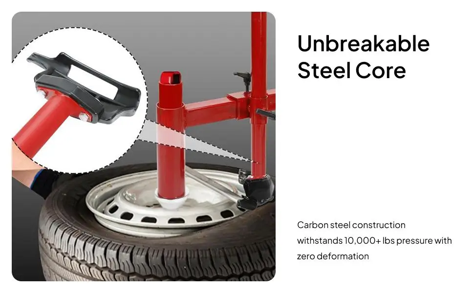 

Manual Tire Changer Duck Head Adapter Kit Efficient Labor Saving Carbon Steel for Car and Truck Tire Changing