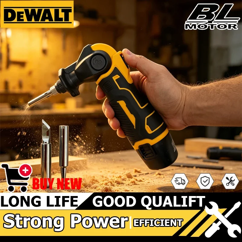 

Паяльник Dewalt 30 Вт, быстрый нагрев, регулируемая температура, электрический паяльник, 12 В, электроинструмент