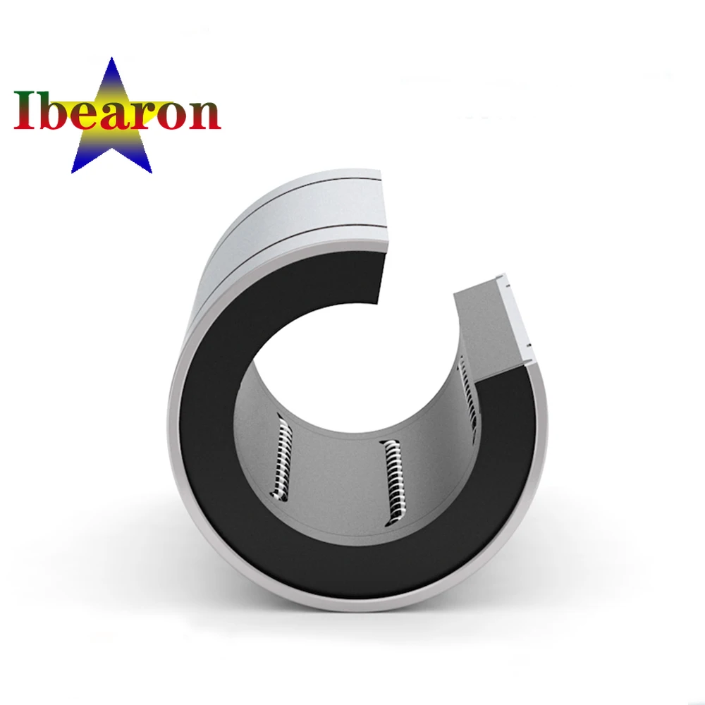 1PCS LM16UU-OP LM20UU-OP Open Type Linear Motion Ball Bearing Seals On Both Side High Precision And Rigidity Resin Retainer