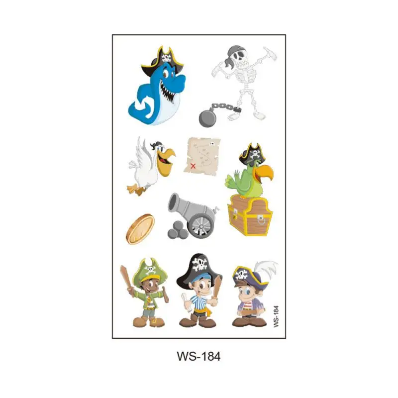 สติกเกอร์รอยสักชุดที่เป็นมิตรกับผิวศิลปะและวรรณกรรมแบบใช้แล้วทิ้งสติกเกอร์การ์ตูนไม่สะท้อนแสงกันน้ำรสชาติ