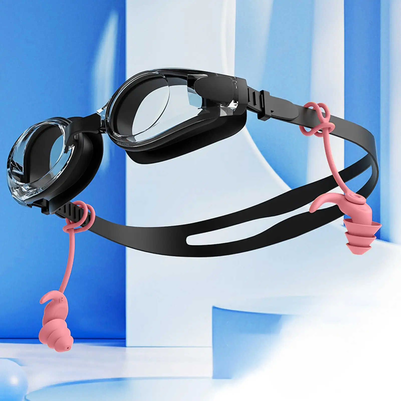 3 طبقة مكافحة الضوضاء سيليكون قابلة لإعادة الاستخدام سدادات مقاوم للماء السباحة الأذن المقابس للنوم الغوص تصفح لينة الراحة واقي أذن