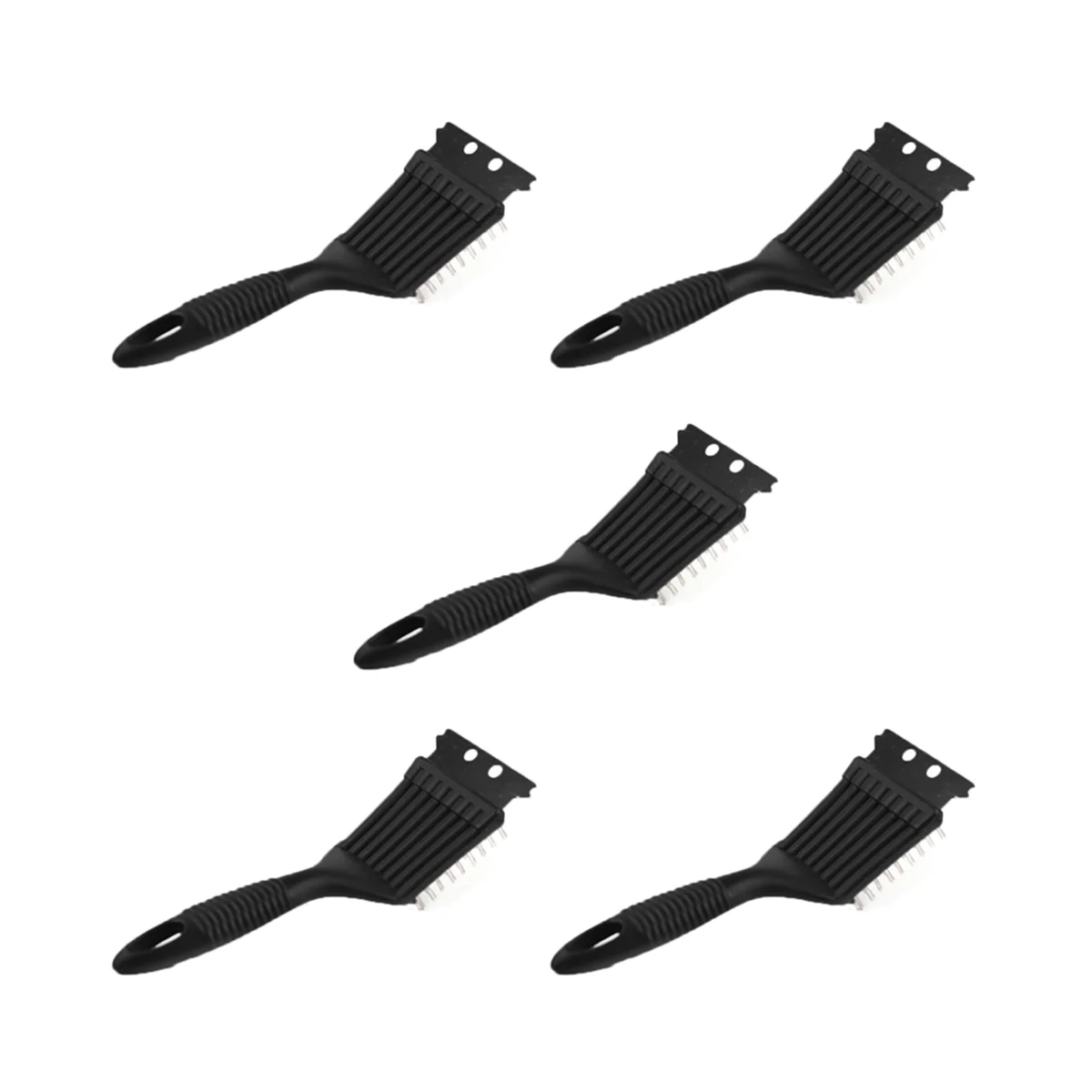 

ABNC-5 Pack BBQ Brush Barbecue Grill Brush Stainless Steel Wire Bristles Scraper BBQ Grate Cleaner Kitchen Accessories Tools