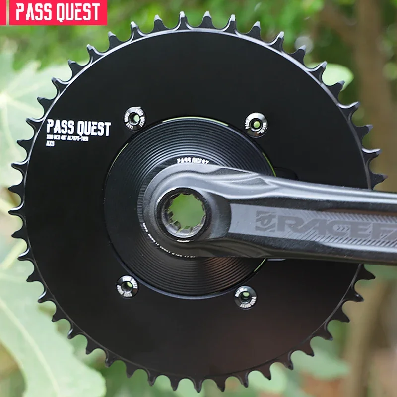 PASS QUEST-X110BCD AXS Narrow Wide Chainring  and 110BCD-4  Spider Chain Adapter bicycle chainwheel parts