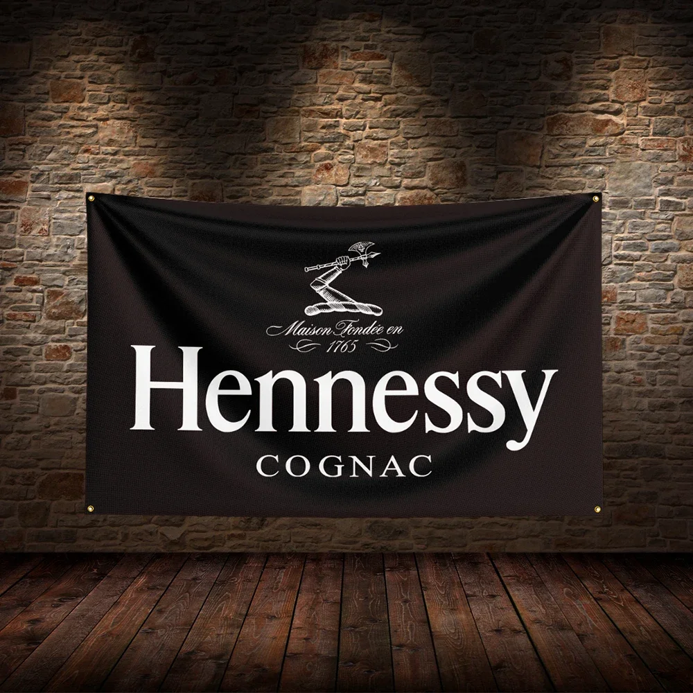 3x5 Ft H-Hennessys  Flag Polyester Printed Beer Wines Flags for Room Garage Decor