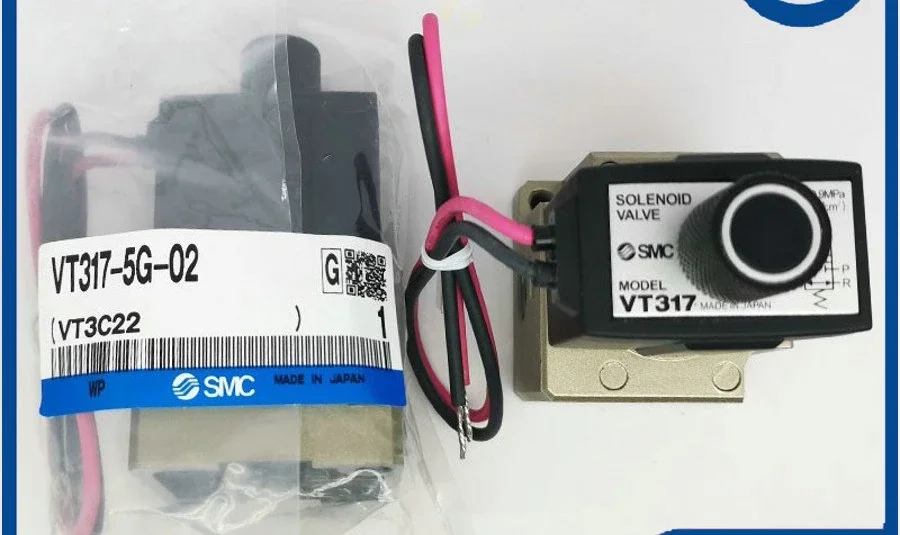 VT317V; VT317-5D-02, VT317-5G-02, 4D, 4G/5DZ. SMC solenoid valve.