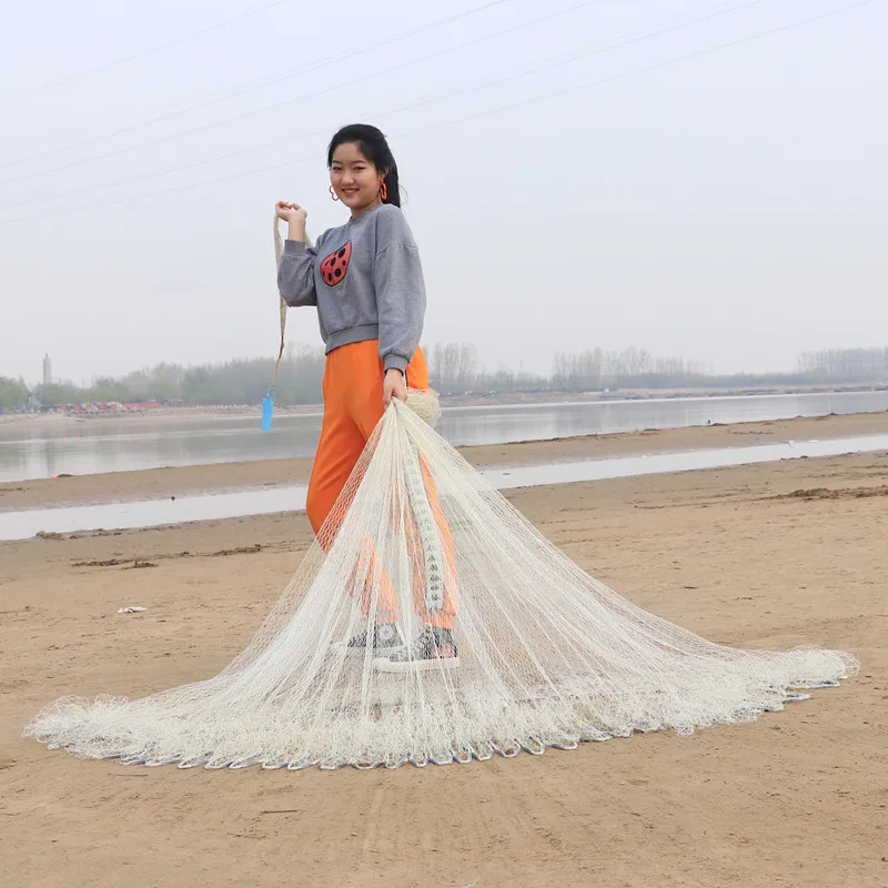 Cast Fishing Net, HDPE Line, China Tradition Handicrafts, Bottom Pocket Nets, High Strength