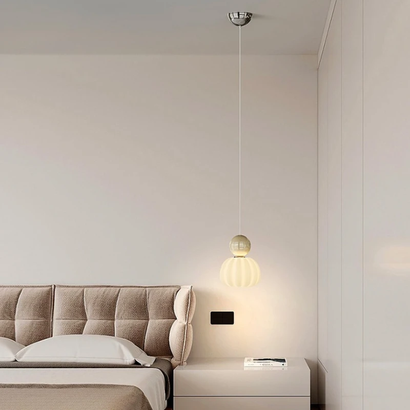 Postmodern Designer Pendant Lights Cream Style Internet Bar Counter Bauhaus Bedroom Bedside Study LED Ceiling Light Luminaires