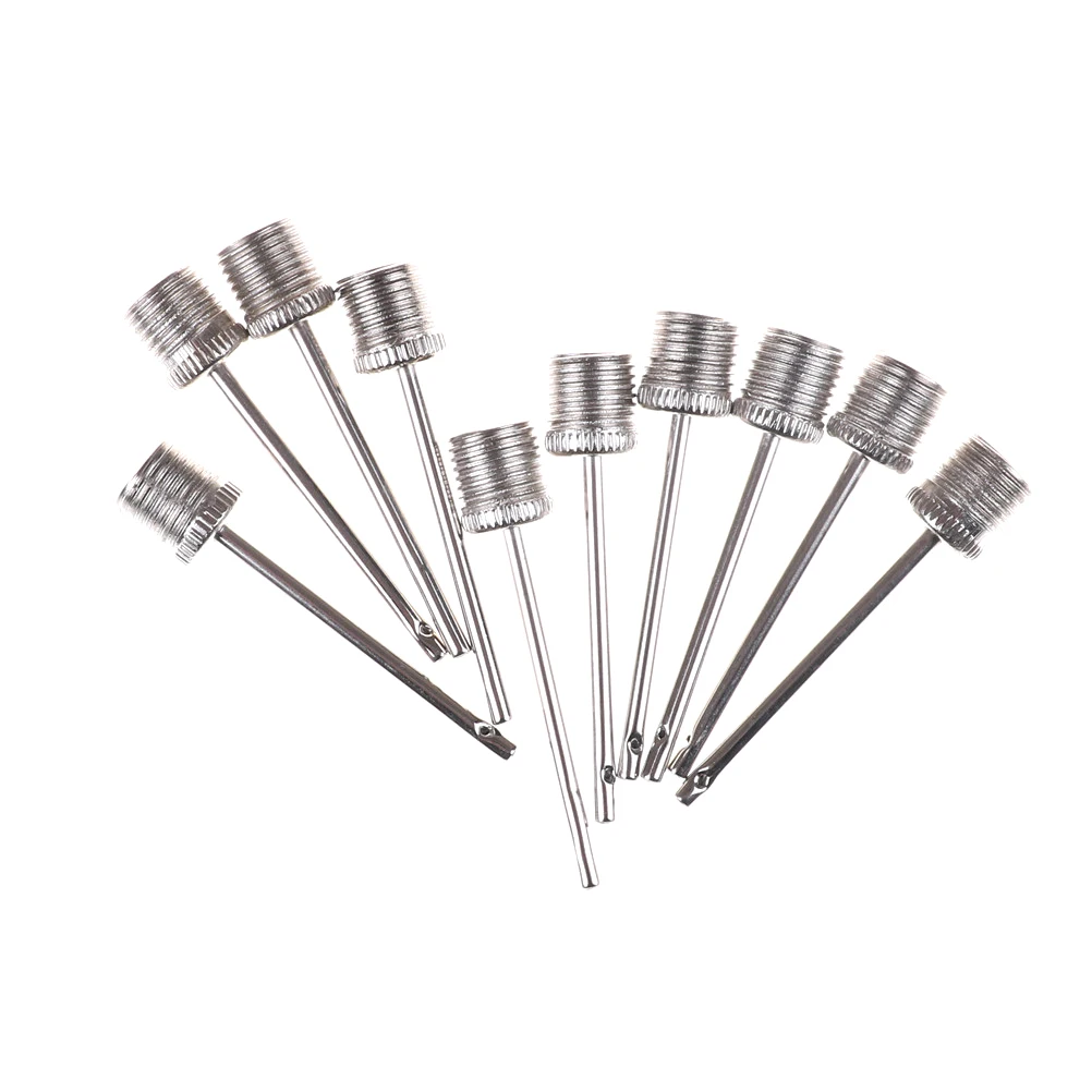 HUA HUA 10個入り インフレーターニードルピンノズル バスケットボール サッカーボール エアポンプ部品