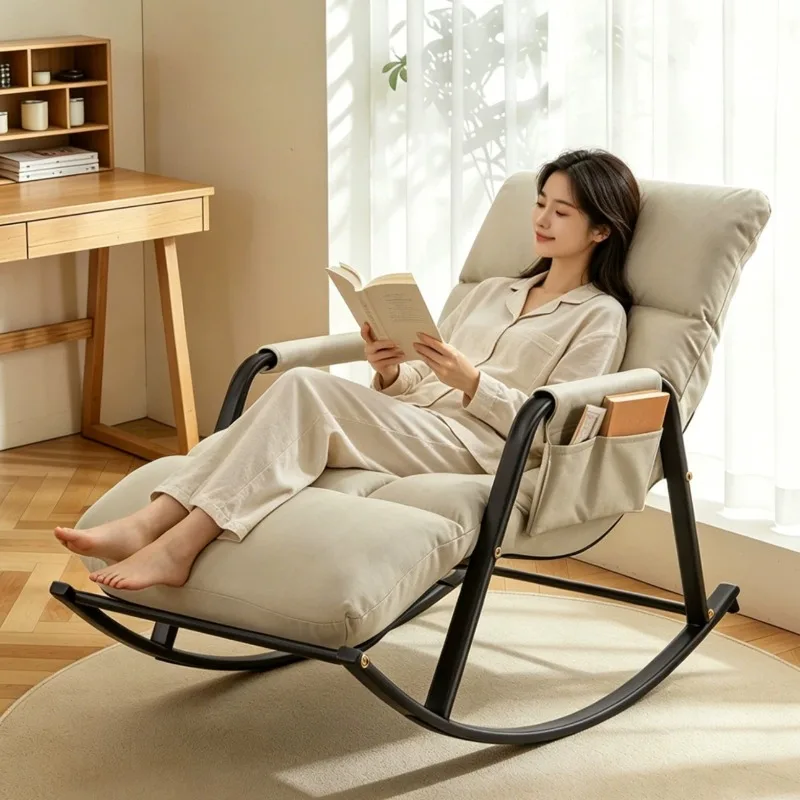 Balcony Living Room Chair Arm Rocking Support Soft Chair Lazy Relaxing Modern Sessel Wohnzimmer Free Shipping Furniture