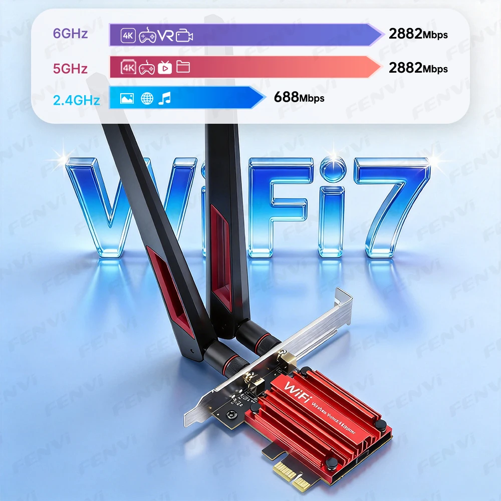 wifi-7-be6500-mt7925-pci-e-ワイヤレスアダプター-bt-54-トライバンド-24g-5ghz-6ghz-80211be-ハイゲインアンテナ-デスクトップpc用-win-10-11対応