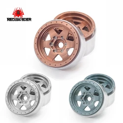 REDSPIDER 1.9 Beadlock Wheels Aluminium Alloy for 1:10 RC Crawler Axial SCX10 SCX10 II TRX4 RC4WD D90