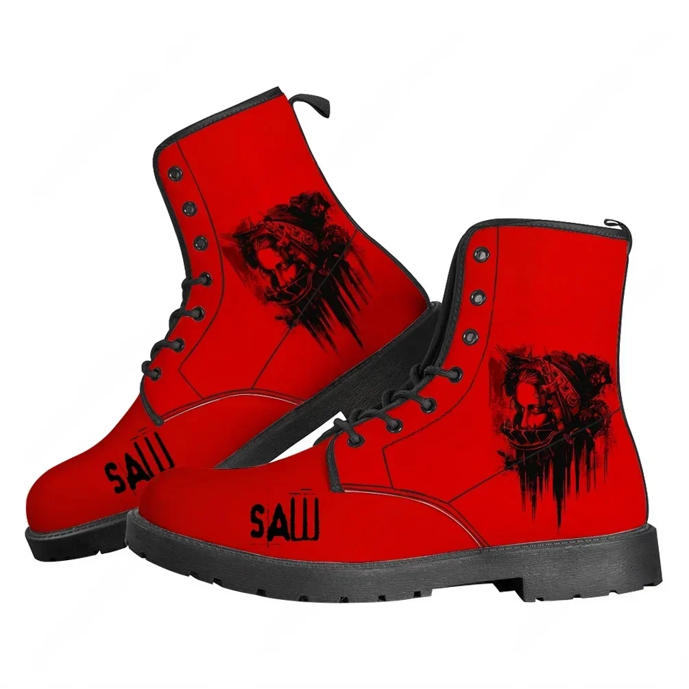Saw Boots Mens Womens Teenager Casual Boots Outdoor High Quality Casual Lightweight Fashion Personalized Pattern Custom Shoes