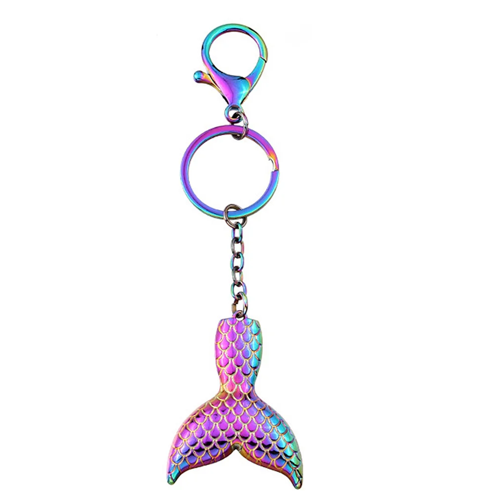 

Tail Mermaid Keychain Car Luxury Accessories Bag Pendant Alloy Adorable