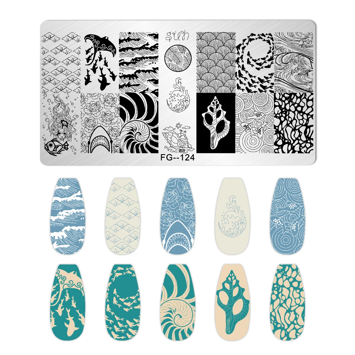 Cartoon haracter Nail Stamping Plates Tiger Zebra Leopard Print Stainless Steel Manicure Stencil Nail Art Templates Stamp Tools