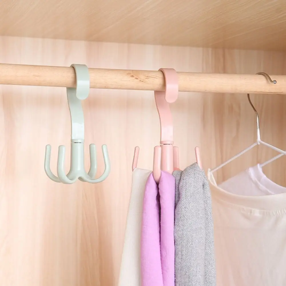 360° Rotatable Hanger Hooks Space Saving Rotated Hanger Hooks Clothes Organizer Hangers Hanging Storage Organizer