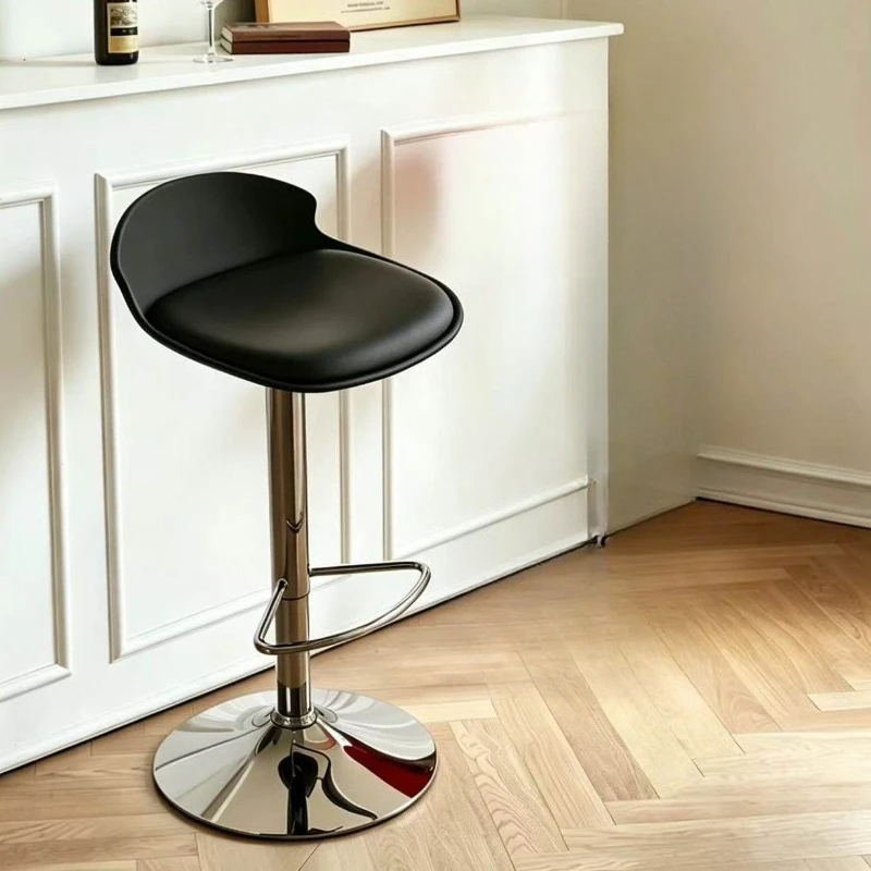 Italian adjustment Bar chair Lifting rotating Cafe bar High stool metal industrial sillas de barras de cocina home furniture