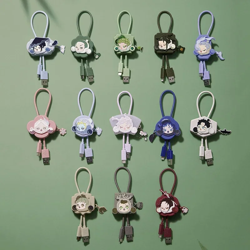 البوب مارت Skullpanda سلسلة زهر البرقوق الحبر-كابل بيانات نوع-C صندوق أعمى اللعب Kawaii أنيمي الشكل مفاجأة صندوق غامض الدمى #2