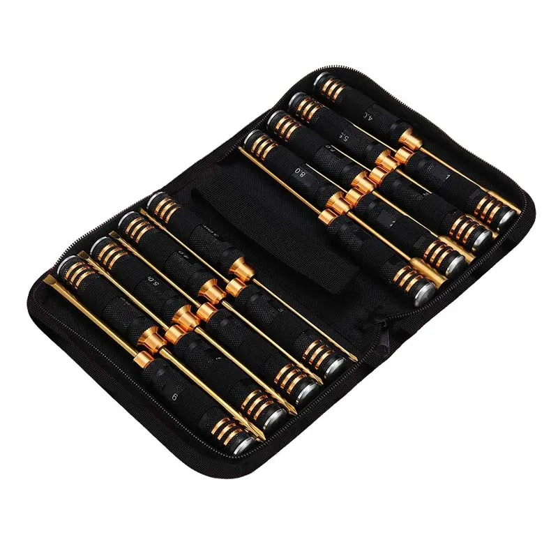 16-in-1 titanium tools r/c screwdriver set repair accessories for RC Helicopter RC Boat Rc Cars