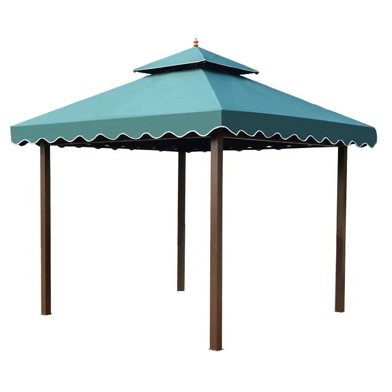 

Открытый сад Алюминиевая беседка Производитель Искусственная соломенная садовая беседка с занавеской