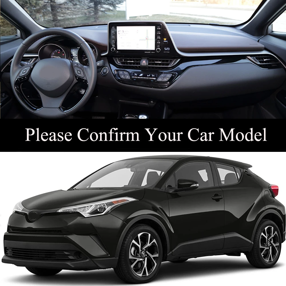 For Toyota C-HR CHR C HR AX10 2017 2018-2021 Dashboard Cover Board Mat Carpet Pad Sun Shade Retro Leather Cushion Car Accessory