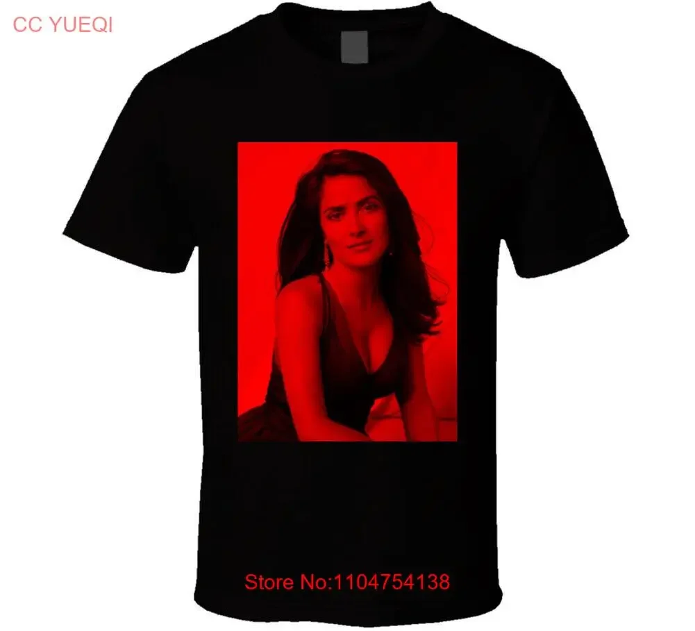 تي شيرت سالما هايك 11 تي شيرت عتيق مصمم ملابس أوم مغسولة غير رسمية ممتدة قليلاً للارتداء اليومي أنيق ومتعدد الاستخدامات #1