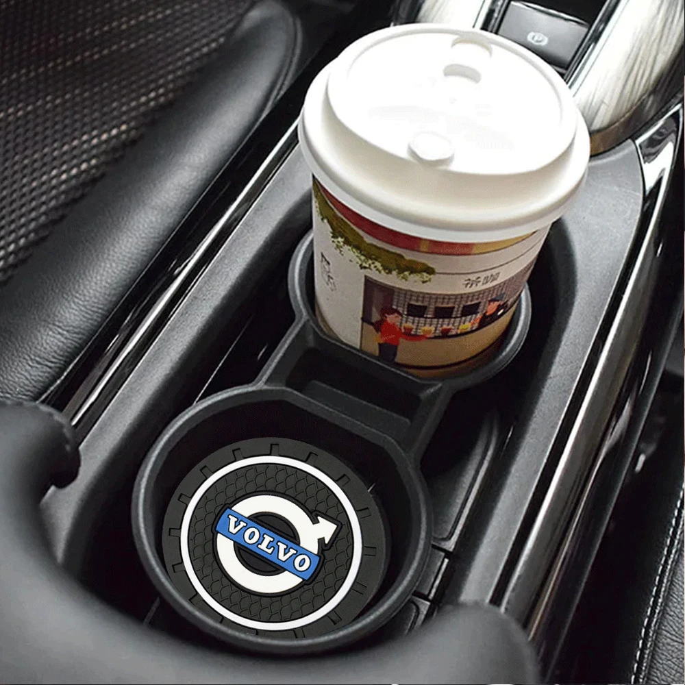 

1/2 шт. автомобильные водонепроницаемые нескользящие силиконовые подставки для воды для Volvo Rdesign T6 AWD C30 C70 S40 S60 S70 S80 S90 V50 V40 V60 V70