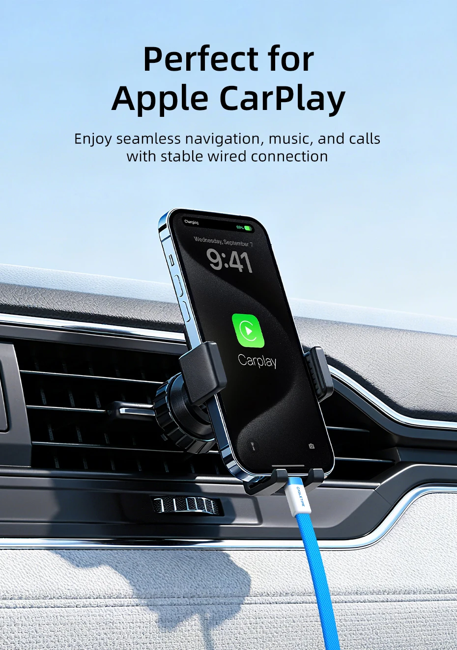 CABLETIME USB-C Kabel Magnetisches Typ-C Kabel PD100W 480Mbps Flachkabel Hochgeschwindigkeitsübertragung für HUAWEI Xiaomi iPhone 17/16 C-Kabel – Detail 29