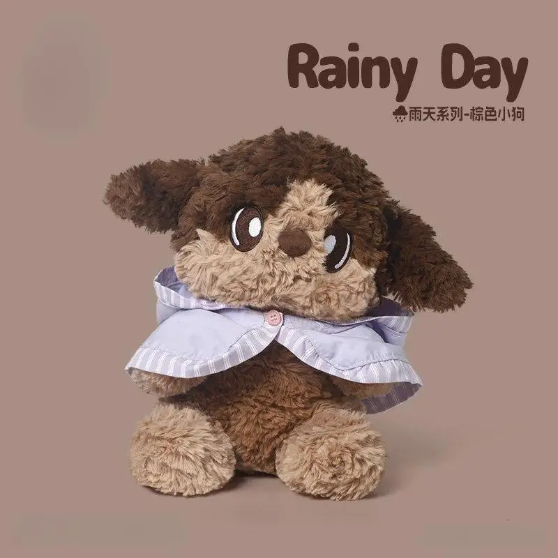 Brinquedo de Pelúcia JOOKI Corgi Fofo, Animal de Estimação Macio, Série Dia Chuvoso, Almofada de Abraço para Dormir, Presente para Aniversário de Meninas