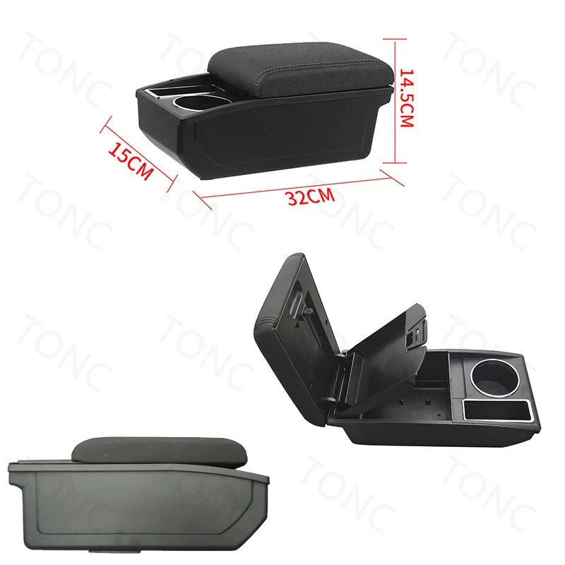 Car Armrest For Nissan March Micra K13 Armrest For Nissan Sunny Storage Box Center Console Arm 2011 2012 2013 2014 2015 2016