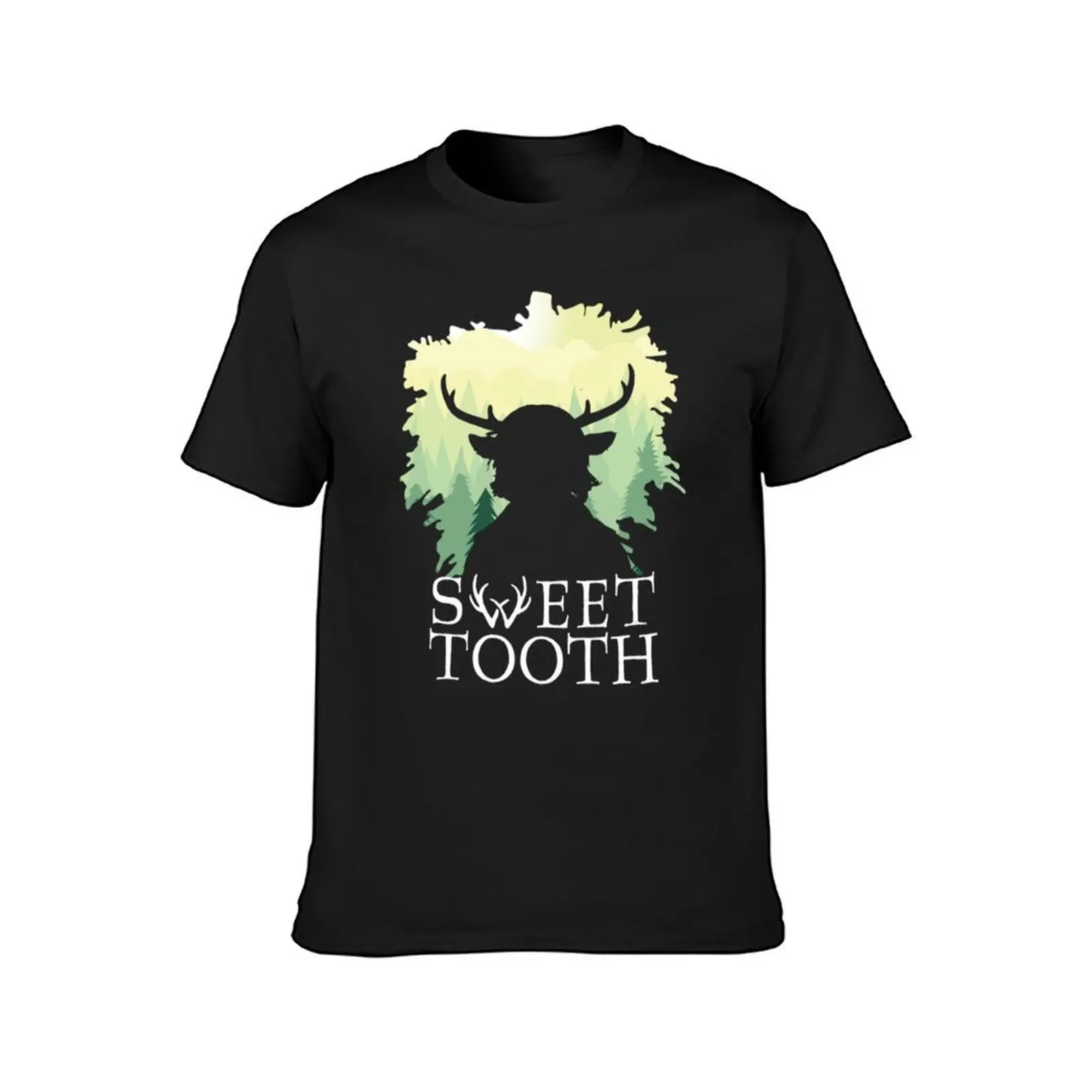 Sweet Tooth Silhouette-t-shirt Sweet Tooth sweat camicetta t-shirt oversize da uomo