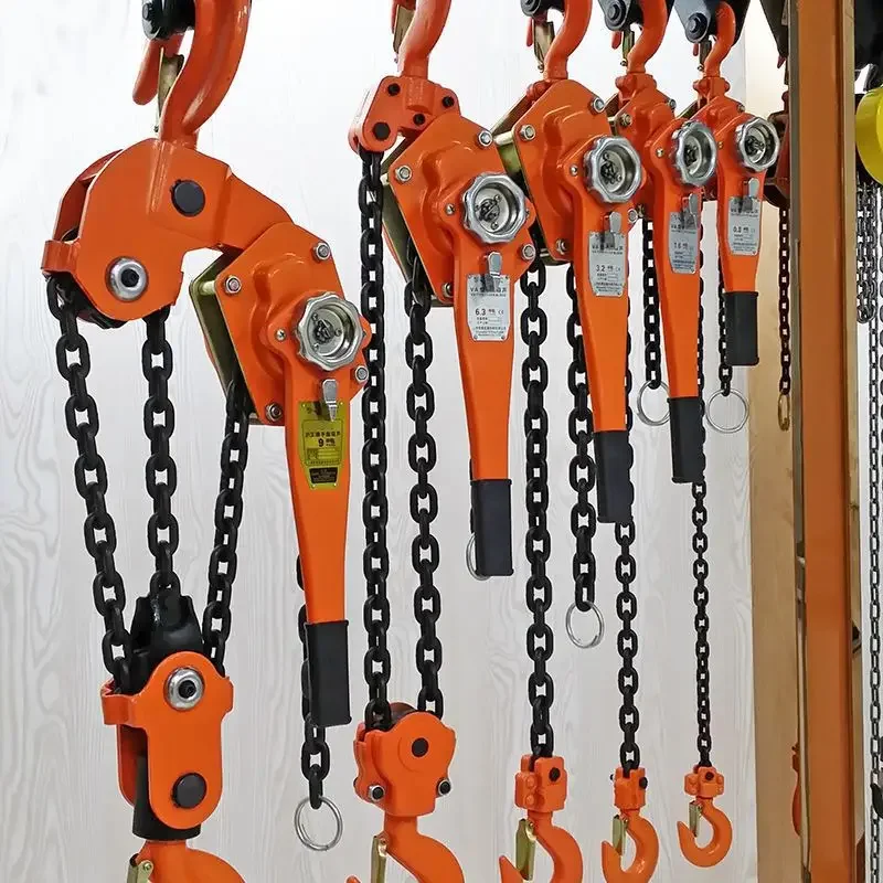 Hebelhebebühne, Rückwärtskettenhebebühne, Anhänger, Rettungskettenbügel, Handhebebühne für den Haushalt