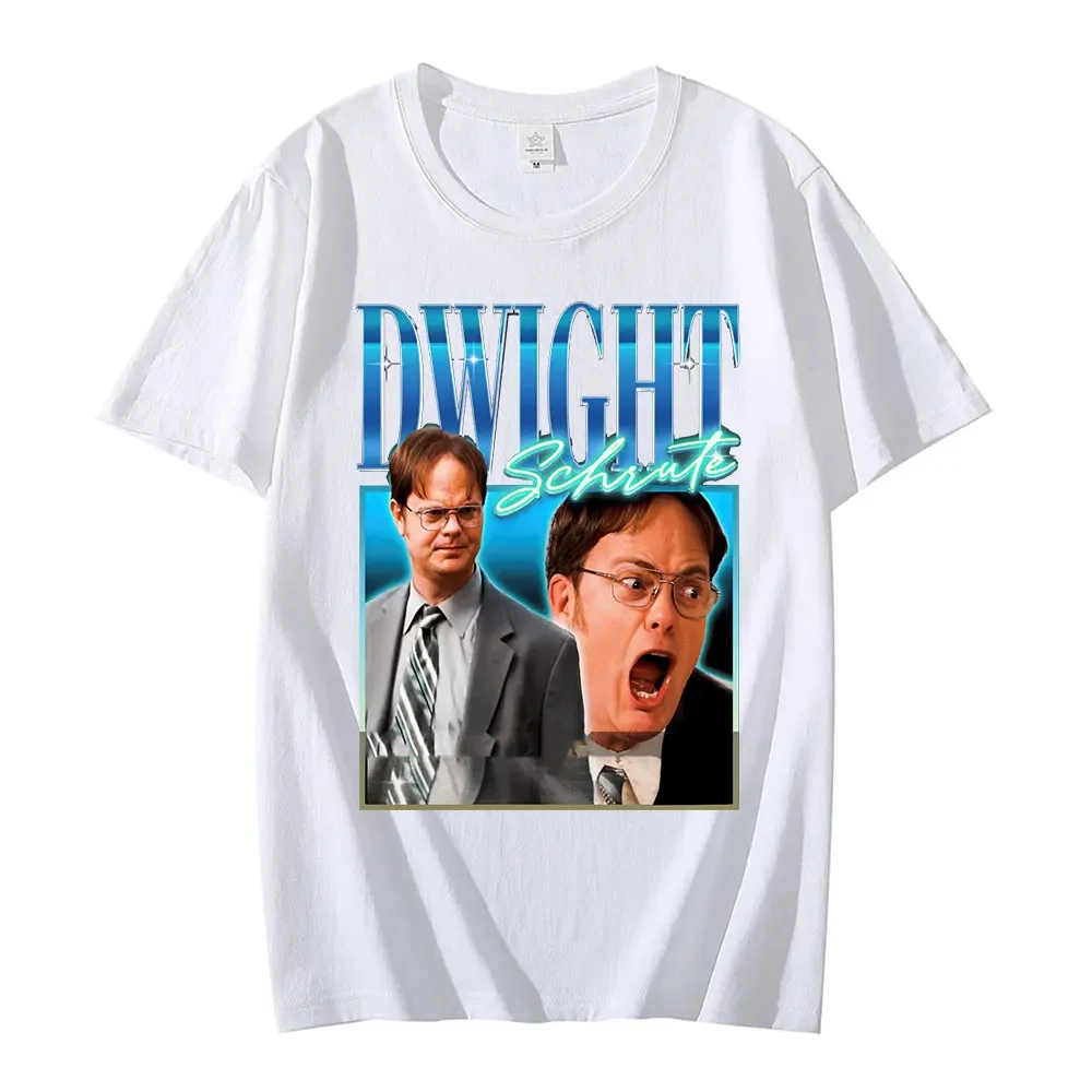 Dwight Schrute T Shirt women The Office Tv Show Tops tee Novelty Short Sleeve Crew Neck TShirt for men summer funny T-Shirts