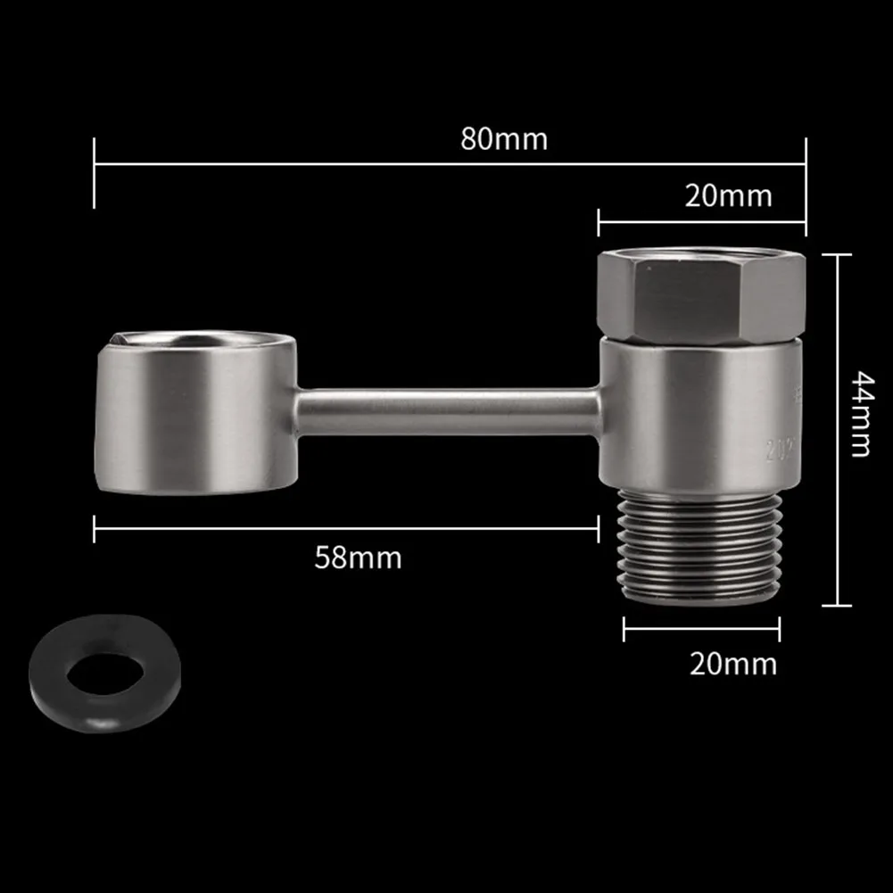 

Кронштейн для крепления с поворотом на 360 градусов для биде-спрея и ручного душа, конструкция из нержавеющей стали и меди, G1/2
