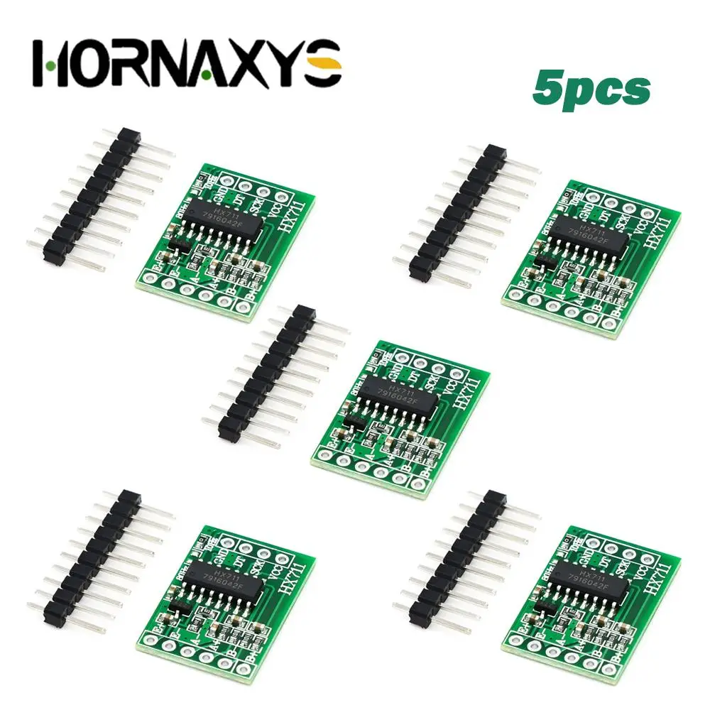 1-10pcs HX711 Weighing Sensor Module Dual-Channel 24 Bit Precision A/D Module Pressure Weighing Sensor Board for Scale