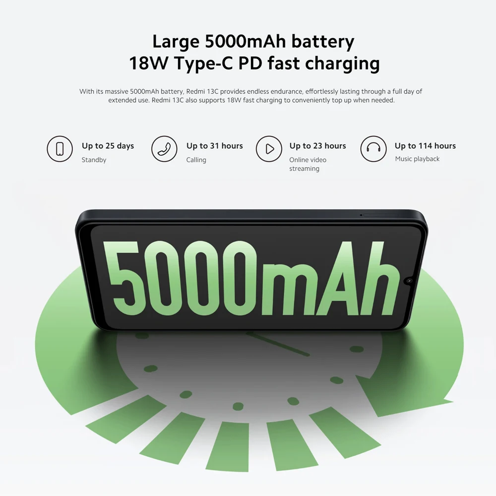 Globalna wersja Xiaomi Redmi 13C 128GB/256GB smartfon MTK Helio G85 6.74 \