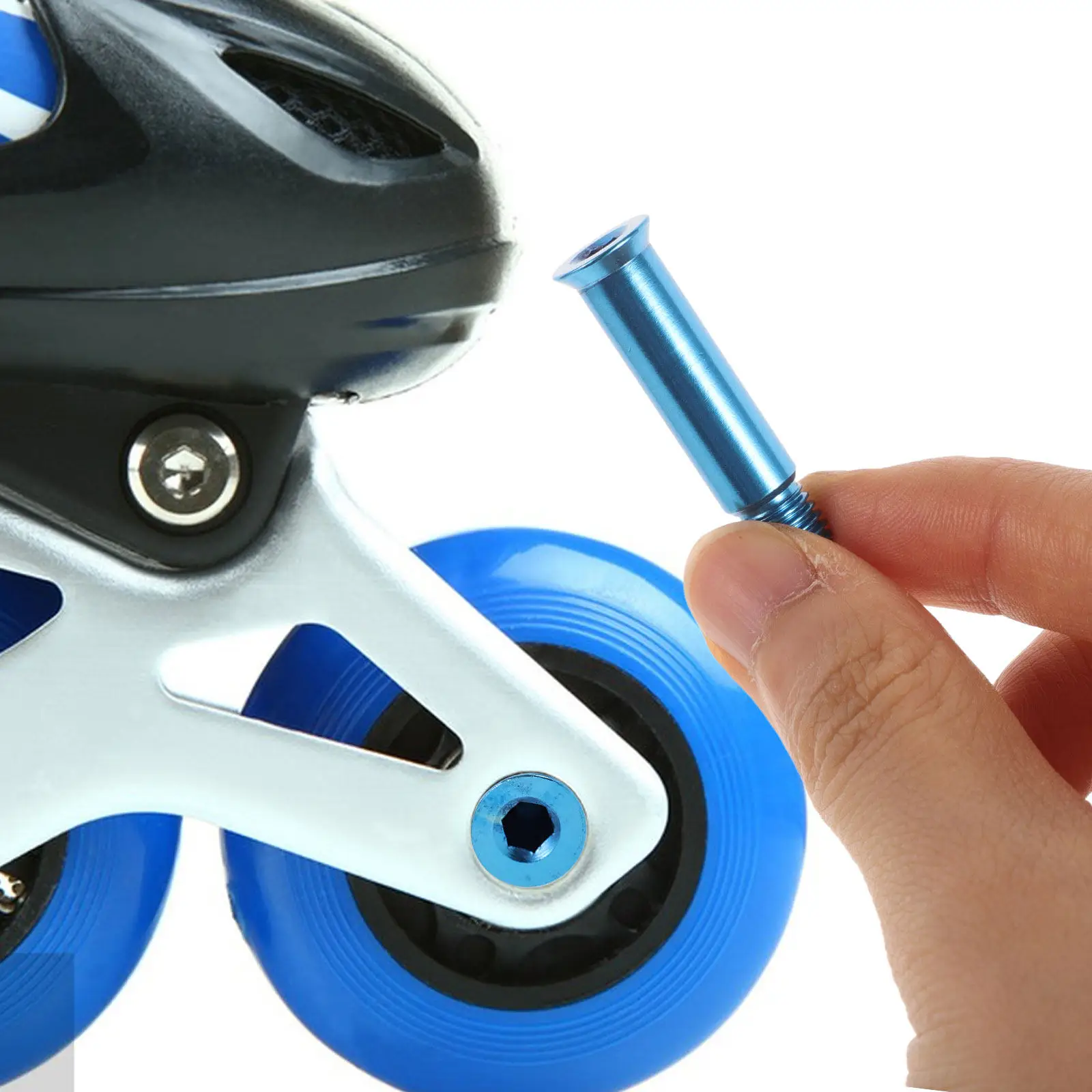 

8Pcs Lightweight High-Strength Alloy Screw Kit for Roller Skates Simple Fast Installation Skating Gear Maintenance Accessories