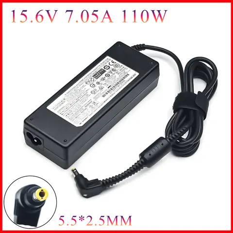 CF-AA5713A2E 15.6V 7.05A AC Power Adapter For Panasonic TOUGHBOOK CF-31 CF-52 CF-53 CF-AA5713A M1 M2  Charger