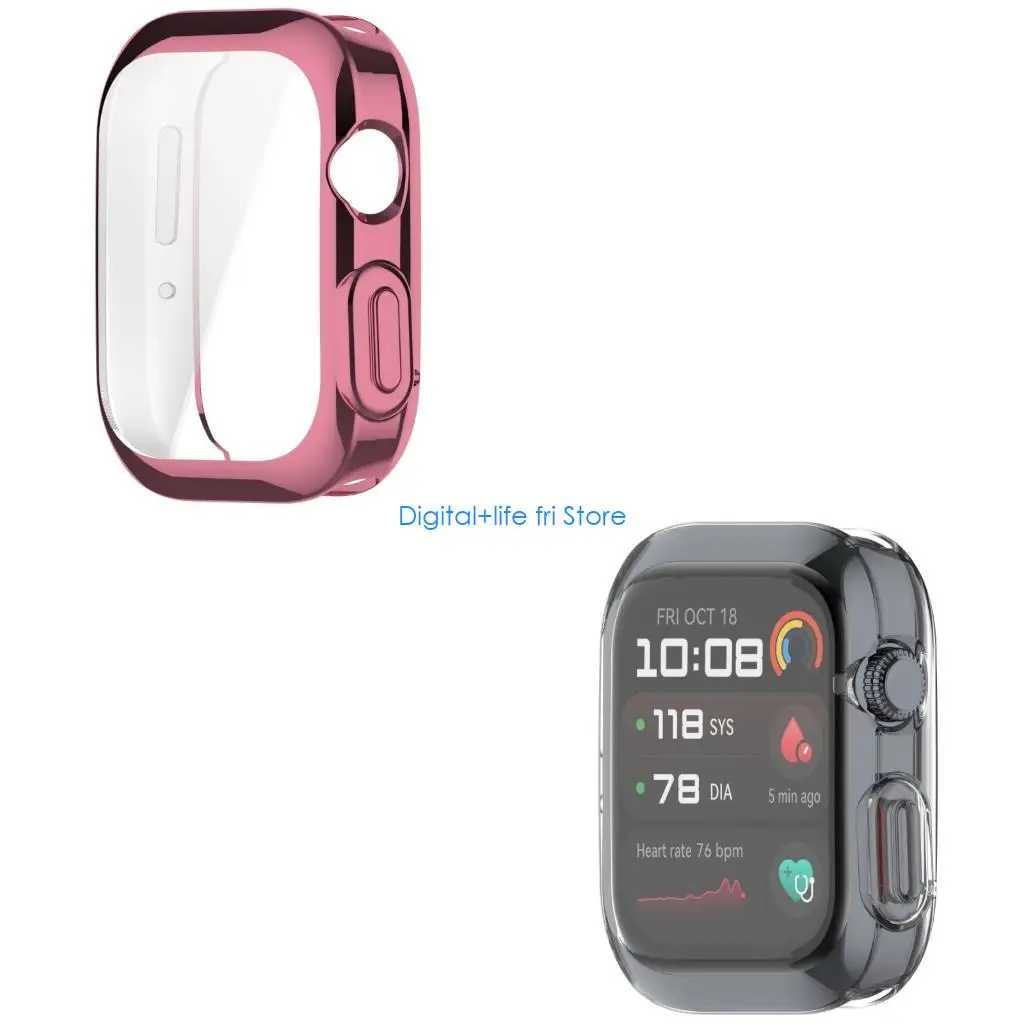 E06D Smartwatch TPU Case Screen Protections Cover with Simple Installation and Removal for Watch Doctor 2 Sports Watch