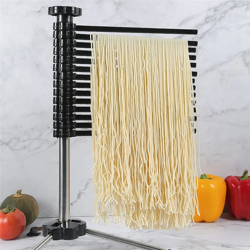 Wake-Up Manual Rotating Drying Rack Foldable Special Hanging Rack Easy To Store Kitchen Tool