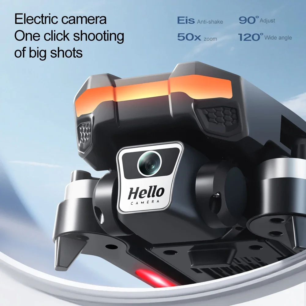 F208 8K HD Laser Obstacle Avoidance Brushless FPV RC Drone 5G GPS Optical Flow Dual Positioning Auto Reutrn Remote Control