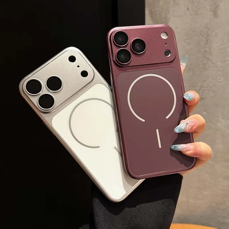 Neue Luxus-Hartschalen-Schutzhülle mit Kameraschutz für iPhone 18 Pro Max 13 14 15 16 17 Pro unterstützt kabelloses Laden – Detail 7