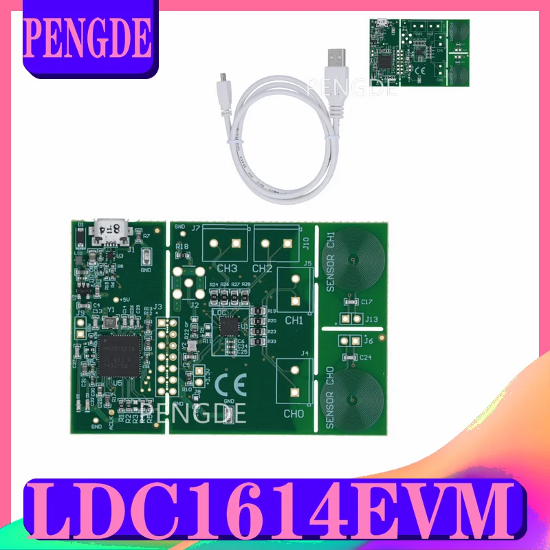 

LDC1614EVM LDC1614 Evaluation Module Sensing Measurement Conductive PCB Sensor Coil MSP430